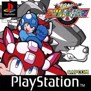 Carátula del juego Mega Man Battle and Chase (PSX)