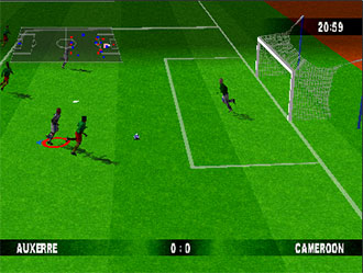Pantallazo del juego online Michael Owen's World League Soccer 99 (PSX)