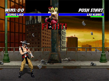 Pantallazo del juego online Mortal Kombat 3 (PSX)