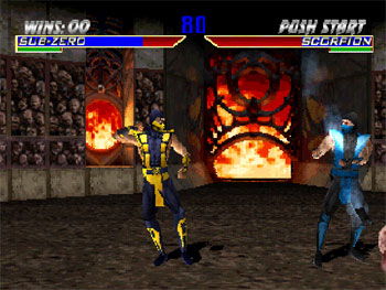 Pantallazo del juego online Mortal Kombat 4 (PSone)