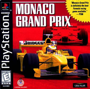 Carátula del juego Monaco Grand Prix Racing Simulation  (PSX)