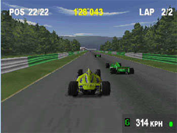 Pantallazo del juego online Monaco Grand Prix Racing Simulation 2 (PSX)
