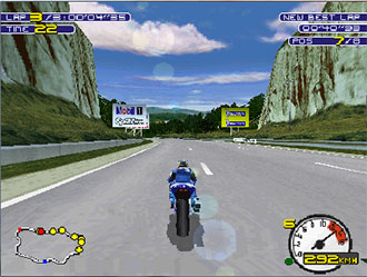 Pantallazo del juego online Moto Racer 2 (PSX)