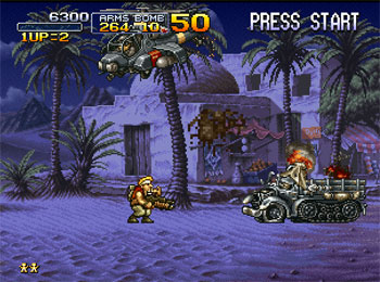 Pantallazo del juego online Metal Slug X (PSX)