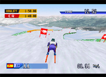 Pantallazo del juego online Nagano Winter Olympics 98 (PSX)