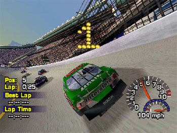 Pantallazo del juego online NASCAR Thunder 2002 (PSX)