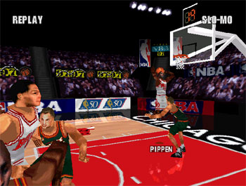 Pantallazo del juego online Total NBA '97 (PSX)