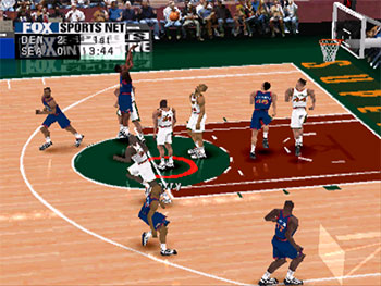 Pantallazo del juego online NBA Basketball 2000 (PSX)