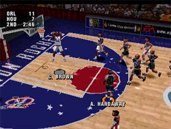 Pantallazo del juego online NBA Live 96 (PSX)