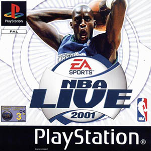 Carátula del juego NBA Live 2001 (PSX)