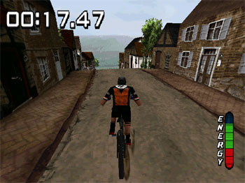 Pantallazo del juego online No Fear Downhill Mountain Bike Racing (PSX)
