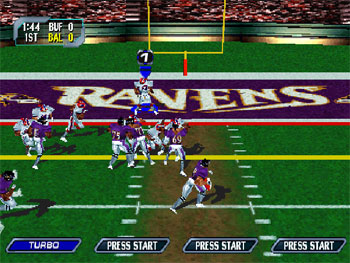 Pantallazo del juego online NFL Blitz 2000 (PSX)