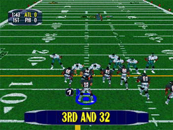 Pantallazo del juego online NFL Blitz 2001 (PSX)