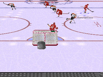Pantallazo del juego online NHL FaceOff 98 (PSX)