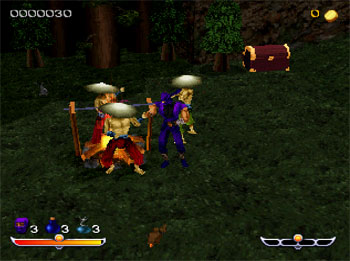 Pantallazo del juego online NINJA Shadow of Darkness (PSX)