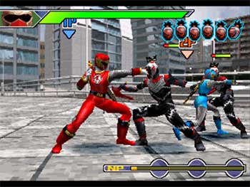 Pantallazo del juego online Ninpu Sentai Hurricanger (PSX)