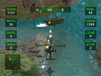Pantallazo del juego online Nuclear Strike (PSX)