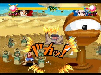 Pantallazo del juego online One Piece Grand Battle 2 (PSX)