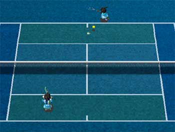 Pantallazo del juego online One Two Smash Tanoshii Tennis (PSX)