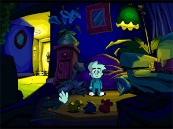 Pantallazo del juego online Pajama Sam You are What you Eat from Your Head to Your Feet (PSX)