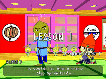 Pantallazo del juego online PaRappa the Rapper (PSX)