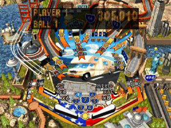 Pantallazo del juego online Patriotic Pinball (PSX)