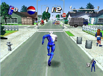 Pantallazo del juego online Pepsiman (PSX)