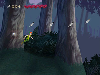 Pantallazo del juego online Disney Aventuras de Peter Pan en el Pais de Nunca Jamas (PSX)