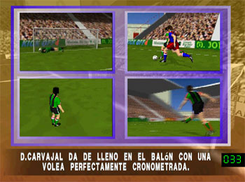 Pantallazo del juego online Player Manager (PSX)