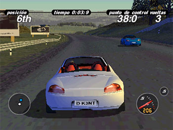 Pantallazo del juego online Porsche Challenge (PSX)