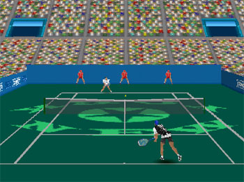 Pantallazo del juego online Power Serve 3D Tennis (PSX)