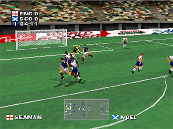 Pantallazo del juego online Pro Foot Contest 98 (PSX)