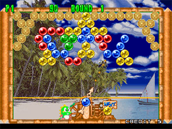 Pantallazo del juego online Puzzle Bobble 2 (PSX)