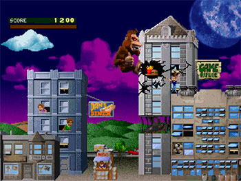 Pantallazo del juego online Rampage World Tour (PSX)