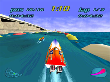 Pantallazo del juego online Rapid Racer (PSX)