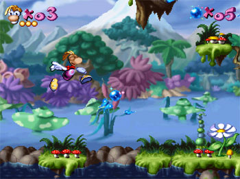 Pantallazo del juego online Rayman (PSX)