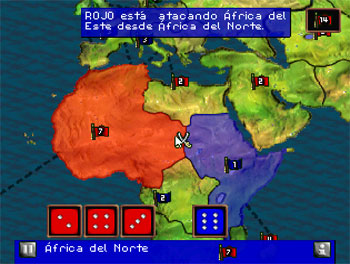 Pantallazo del juego online Risk (PSX)