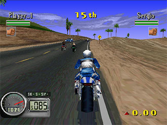 Pantallazo del juego online Road Rash 3D (PSX)