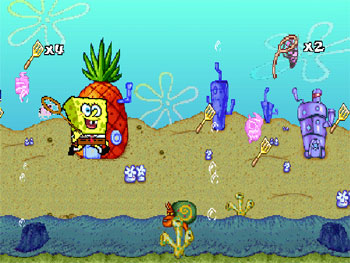 Pantallazo del juego online SpongeBob SquarePants SuperSponge (PSX)
