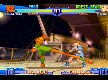 Pantallazo del juego online Street Fighter Alpha 3 (PSX)