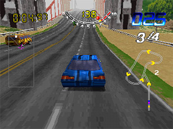 Pantallazo del juego online San Francisco Rush Extreme Racing (PSX)