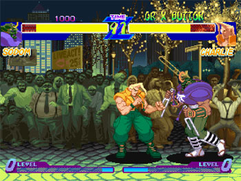 Pantallazo del juego online Street Fighter Alpha Warriors' Dreams (PSX)