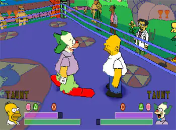Imagen de la descarga de The Simpsons Wrestling