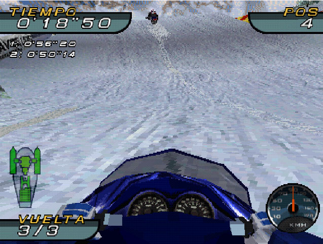 Pantallazo del juego online Sno-Cross Championship Racing (PSX)