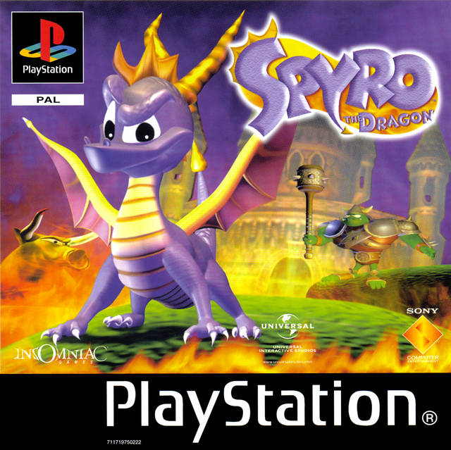Carátula del juego Spyro the Dragon (PSX)