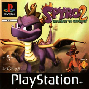 Carátula del juego Spyro 2 Gateway to Glimmer (PSX)