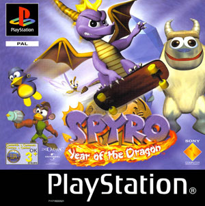 Carátula del juego Spyro Year of the Dragon (PSX)