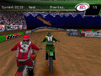 Pantallazo del juego online Supercross 2000 (PSX)