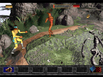 Pantallazo del juego online Time Commando (PSX)