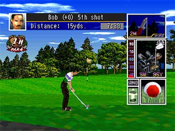 Pantallazo del juego online Tecmo World Golf (PSX)